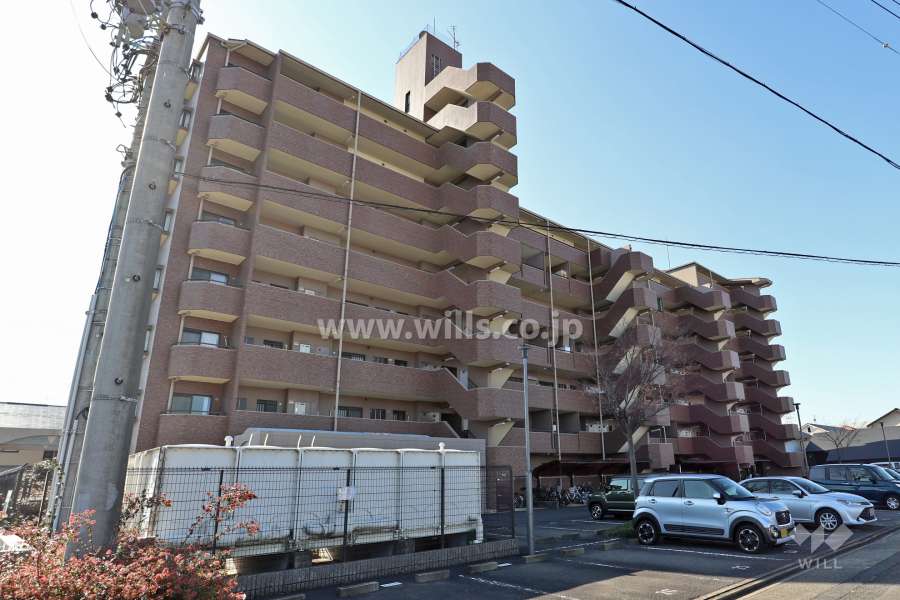 ラビデンス江松の外観（北側から）