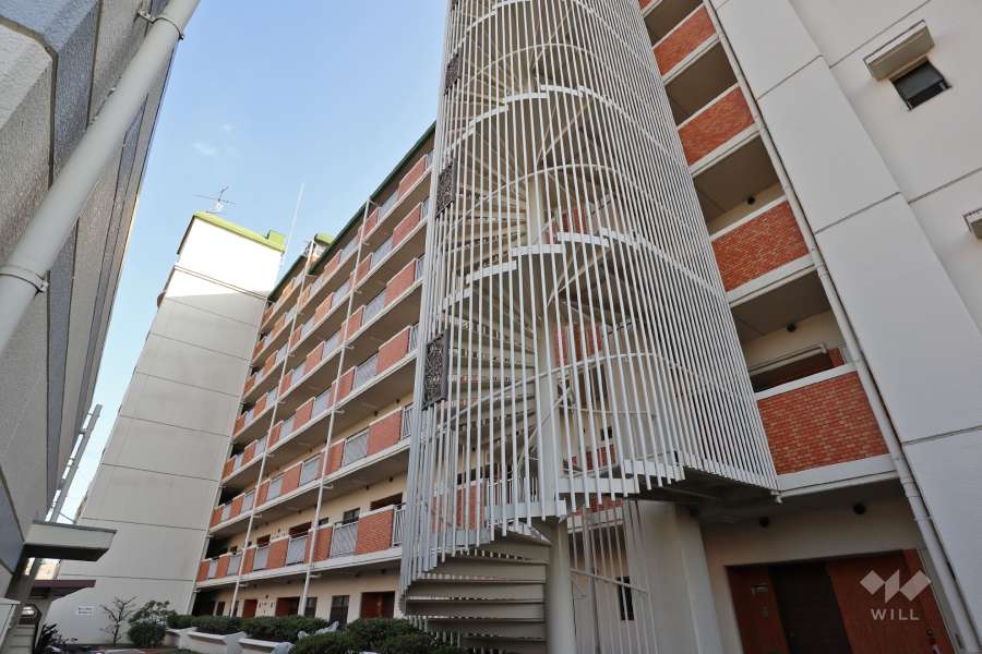 シティコーポあらこし1号館の外観（北西側から）