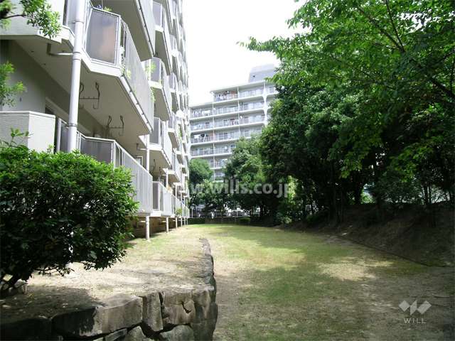 7号棟の敷地の南側