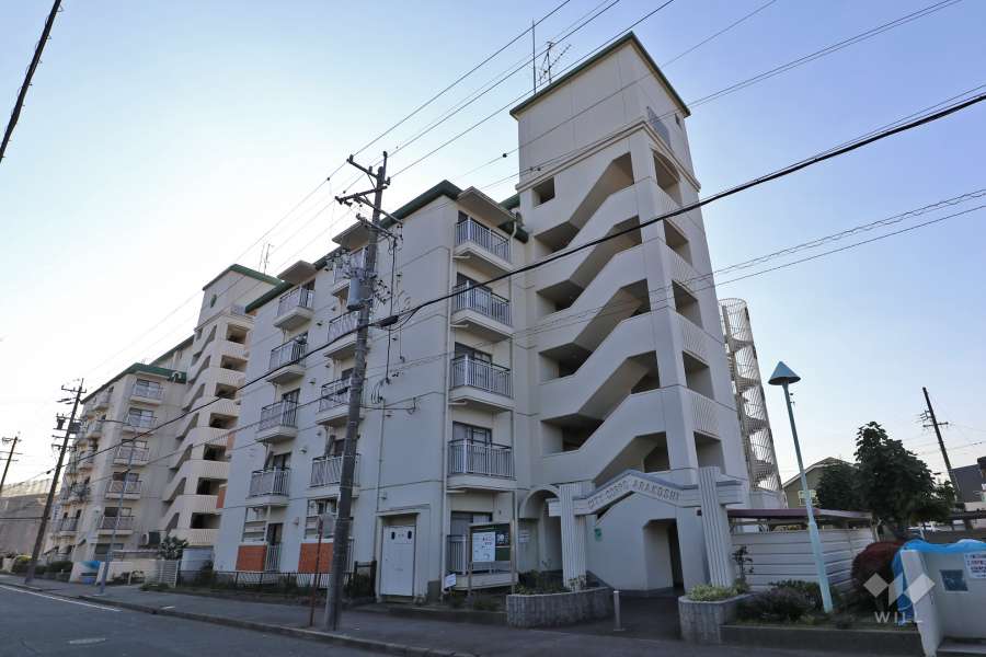 シティコーポあらこし3号館の外観（北東側から）