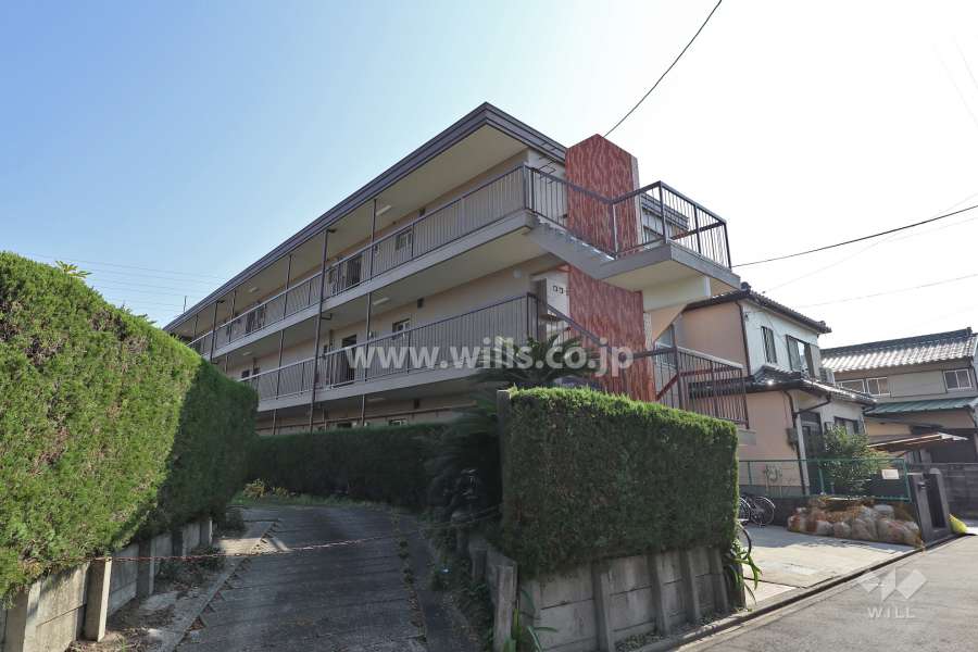 パレス高杉の外観（北西側から）