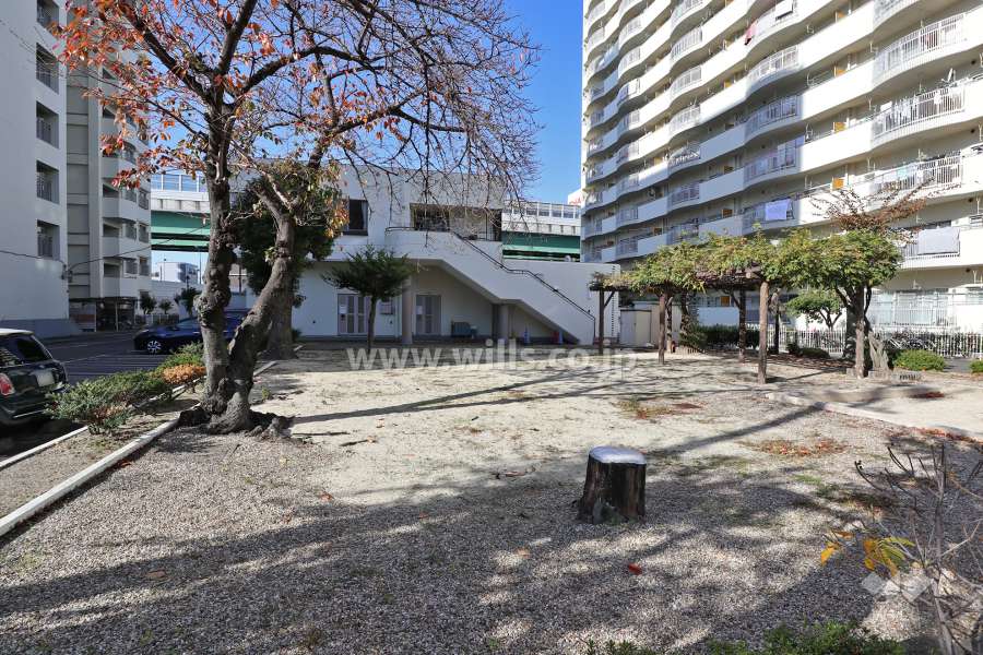敷地内の広場