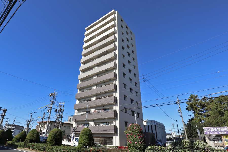 シティライフ松葉公園の外観（南西側から）