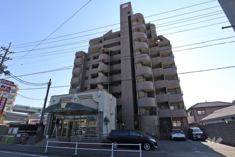 ライオンズガーデン春田ウエストの外観（北西側から）