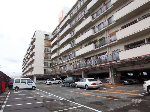 ダイエーの屋上お客様駐車場