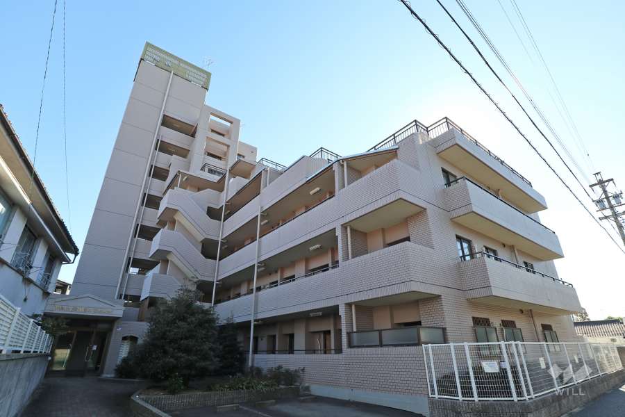 宝マンション烏森の外観（北西側から）