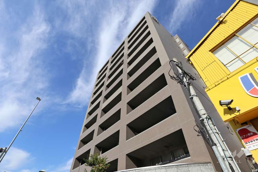 グランコート昭和橋の外観（南東側から）