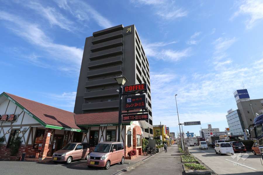 グランコート昭和橋の外観（南西側から）