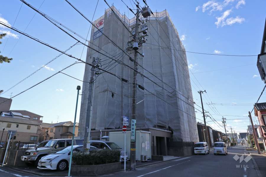 ファミリアーレ昭和橋の外観（北西側から）