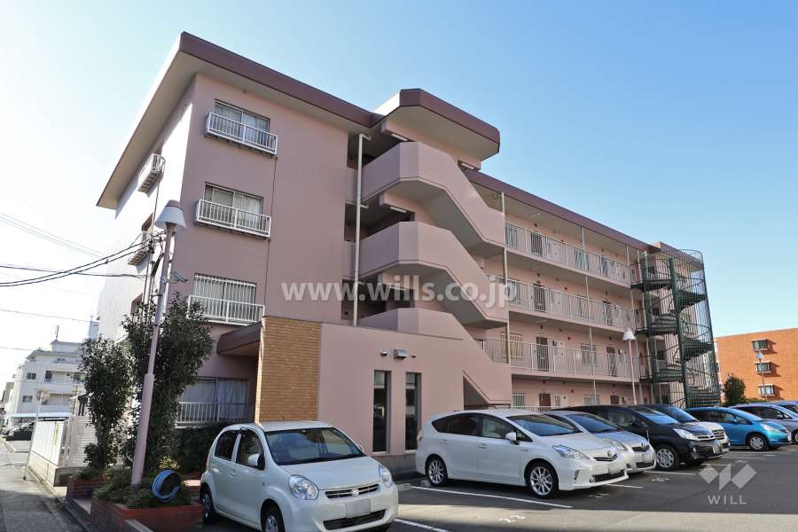 三旺マンション上脇C棟の外観（北側から）