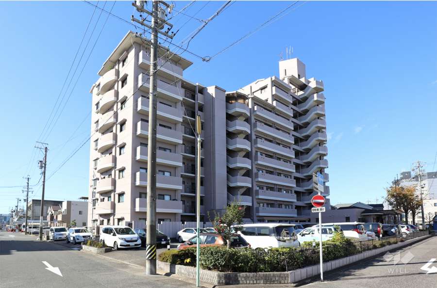 オリエントグリーンハイツ澄池の外観（北東側から）