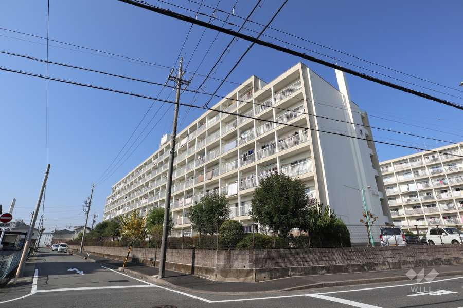 なかしま住宅3号棟の外観（南東側から）