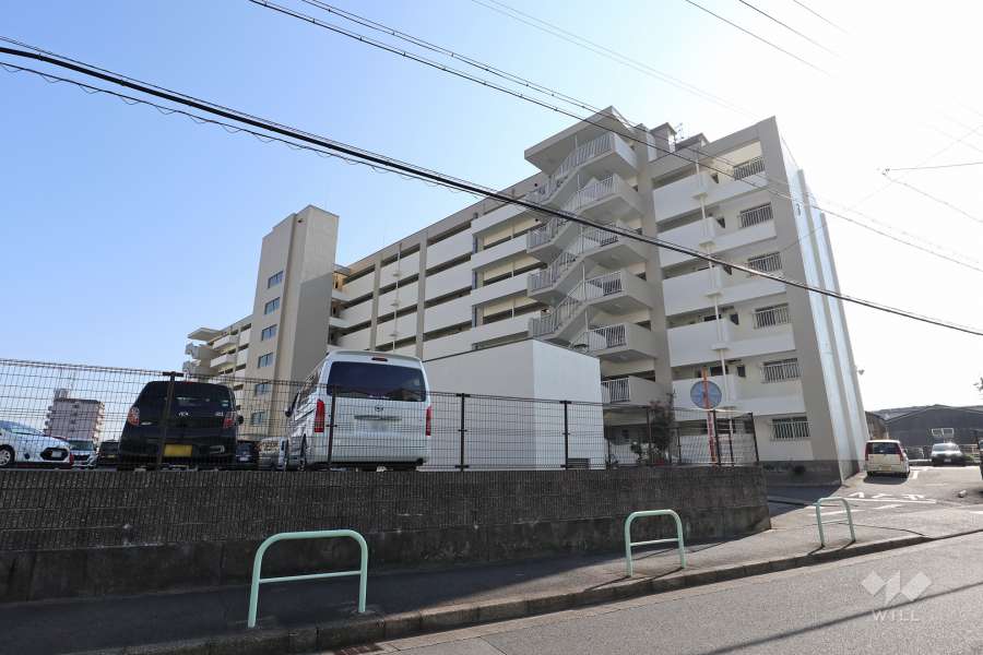なかしま住宅3号棟の外観（北西側から）