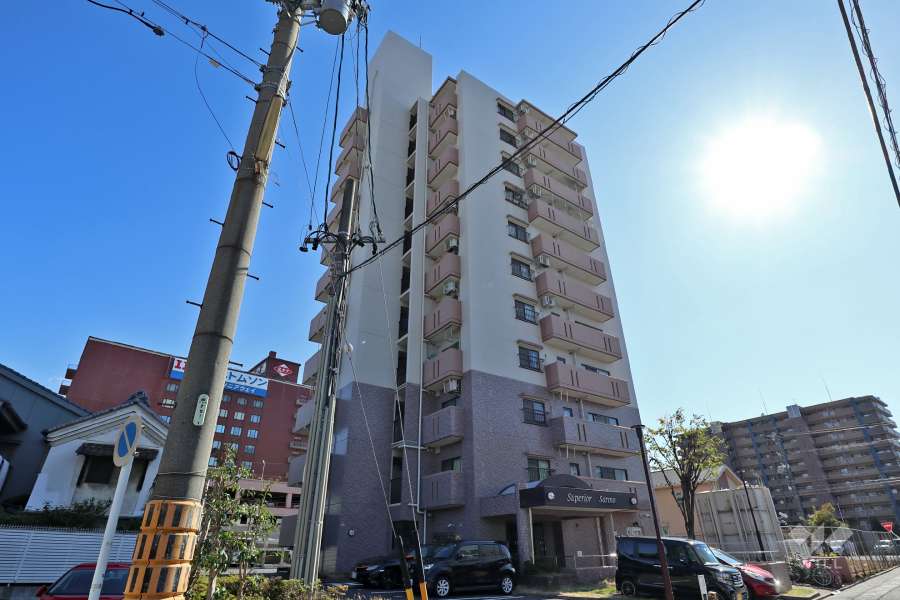 スペリア山王の外観（北西側から）