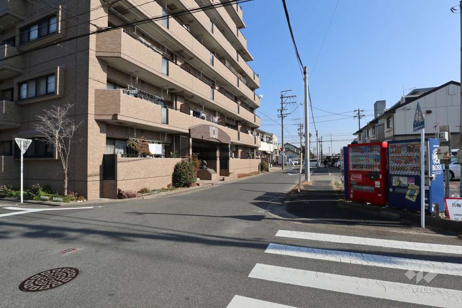 敷地南側の前面道路