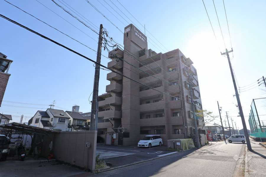 ライオンズマンション西伏屋第2の外観（北西側から）