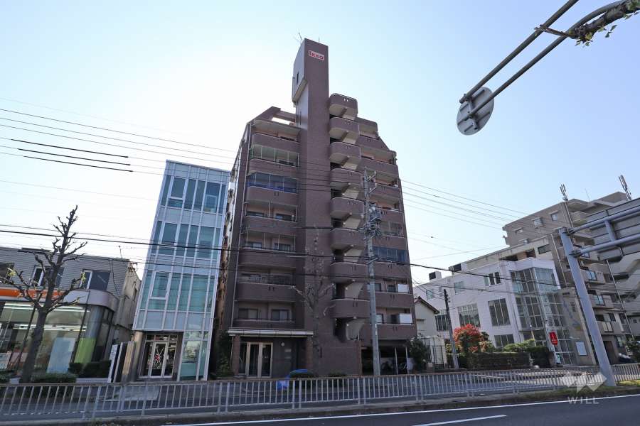 ラビデンス高畑西の外観（北東側から）