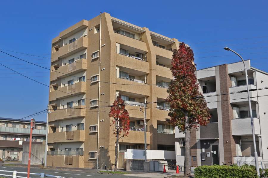 グレイス高畑2の外観（南西側から）