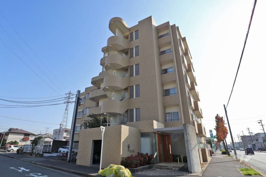 グレイス高畑2の外観（北西側から）