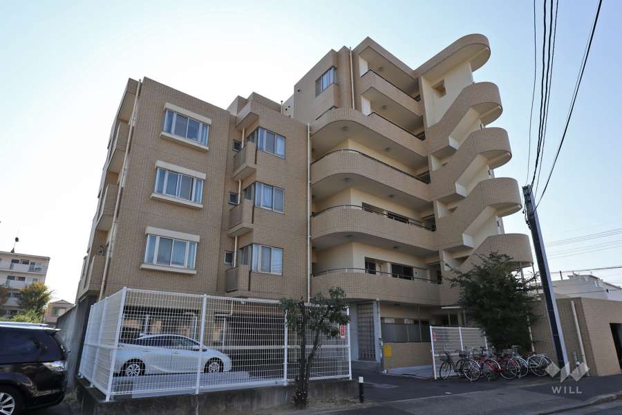 グレイス高畑2の外観（北東側から）