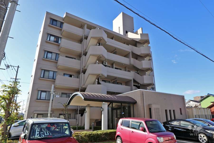 シャルマンコーポ昭和橋の外観（北側から）