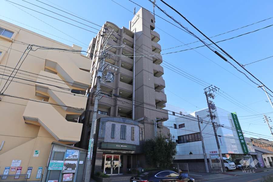 ライオンズマンション烏森の外観（北東側から）