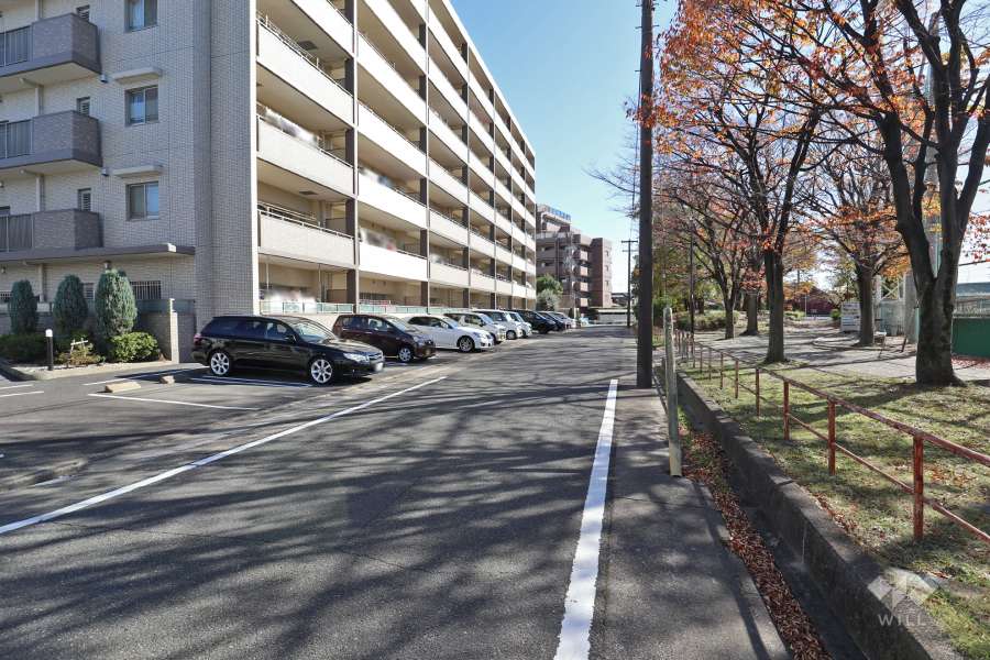 敷地南西側は『野田公園野球場』に面しています。