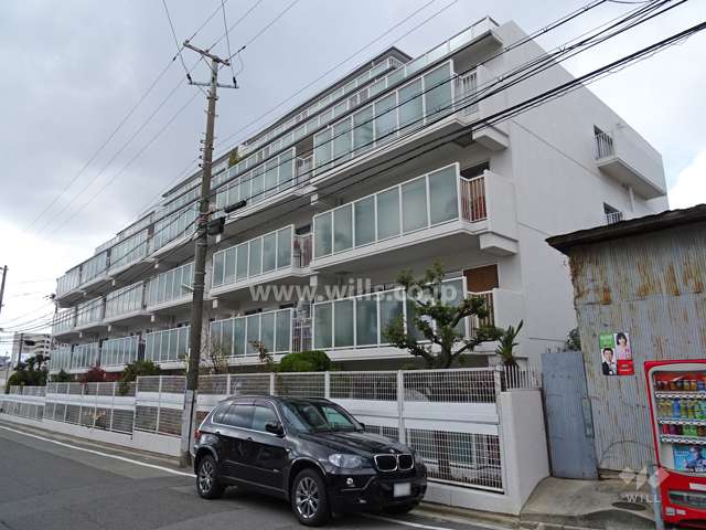 日商岩井豊津マンションの外観(東側から)