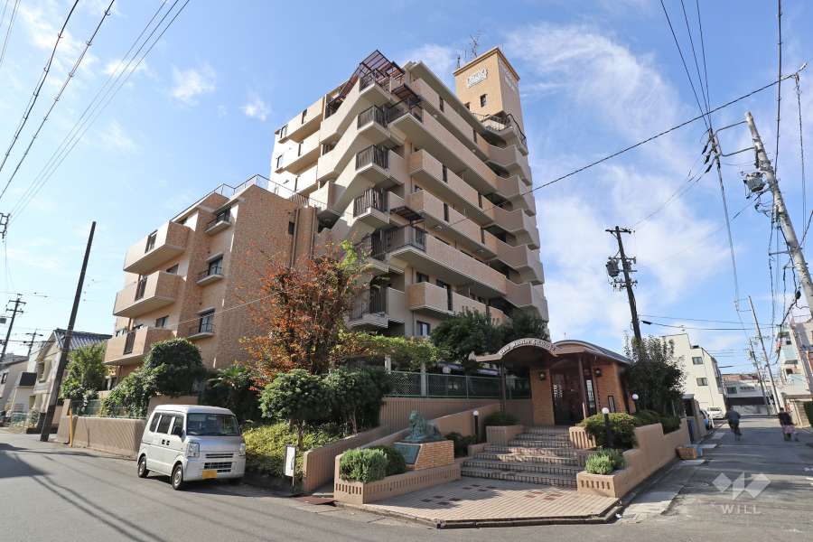 ライオンズマンション畑田町の外観（北東側から）