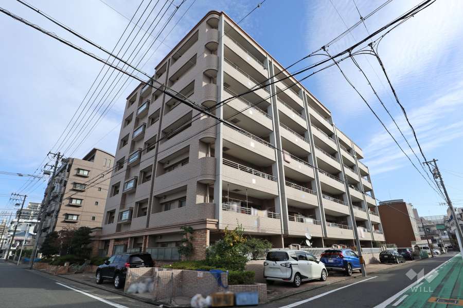藤和シティホームズ八熊通の外観（南西側から）