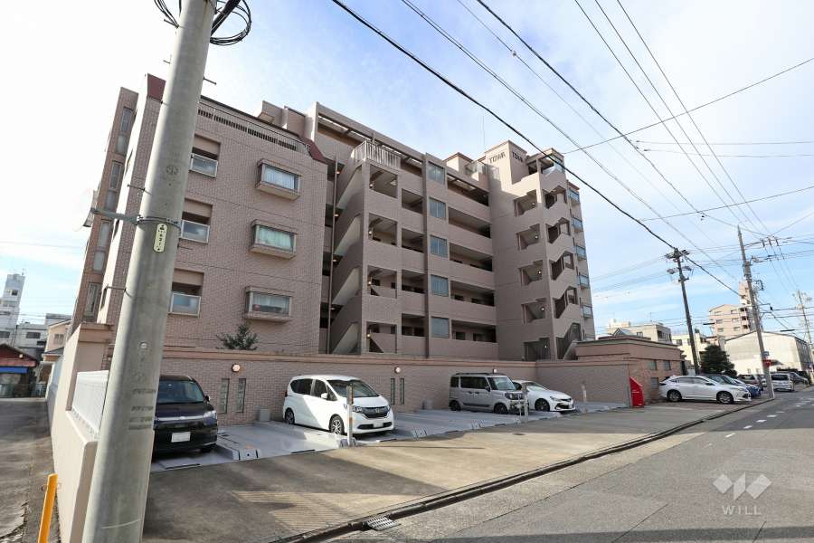 藤和シティホームズ八熊通の外観（北東側から）