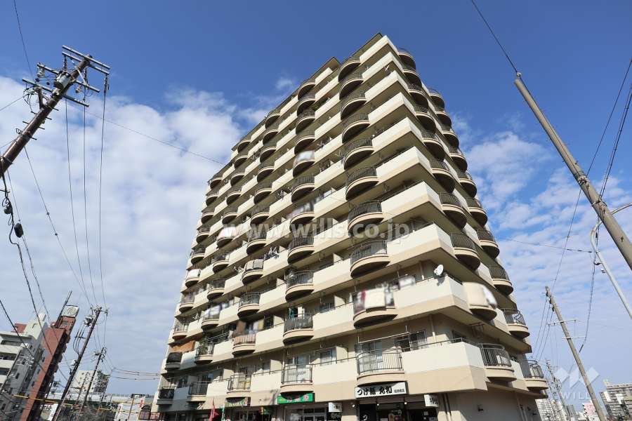 一光ハイツ尾頭橋の外観（南東側から）