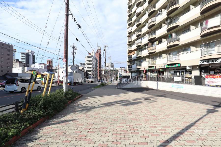 敷地南側の前面道路