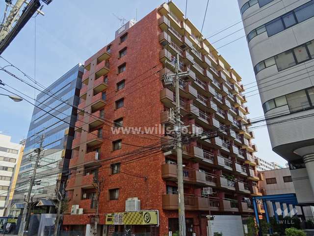ライオンズマンション第３江坂の外観（南西側から）