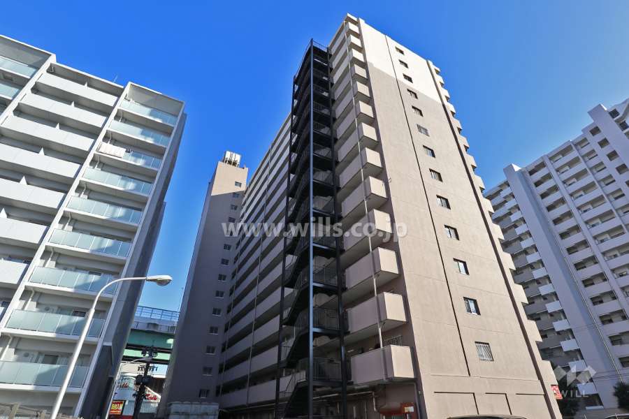 サンベアーマンション金山の外観（北西側から）