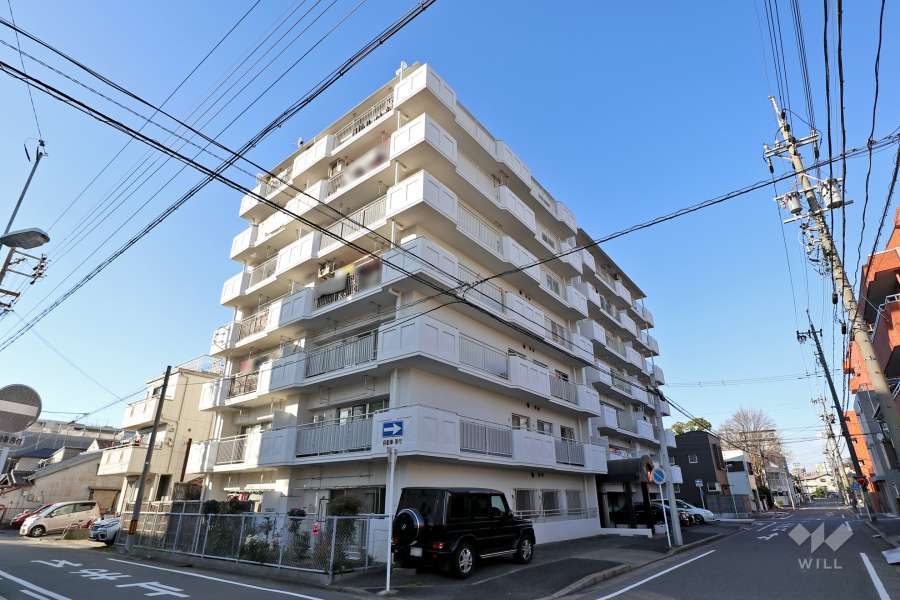 シャトー尾頭橋の外観（南東側から）