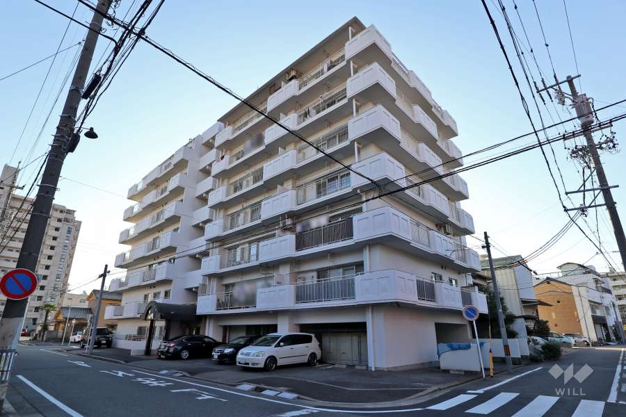 シャトー尾頭橋の外観（北東側から）