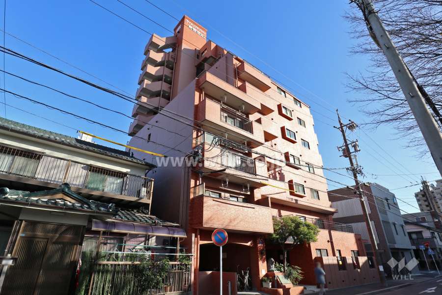 ライオンズマンション尾頭橋第2の外観（北西側から）