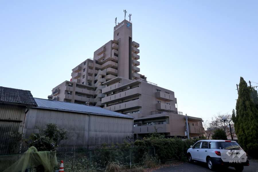 スペリア千音寺の外観（北東側から）