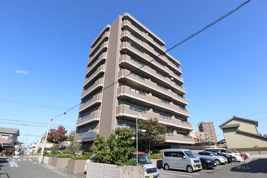 グランコート伏屋の外観（南西側から）