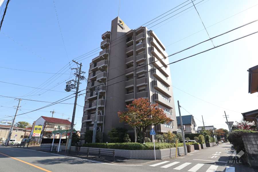 グランコート伏屋の外観（北西側から）