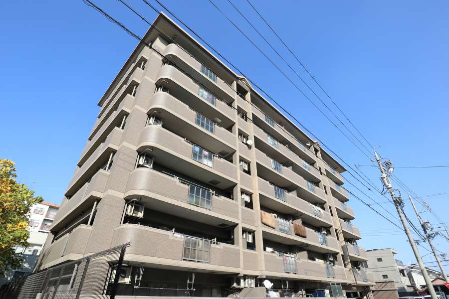 ユーハウス第5蜆橋の外観（南西側から）