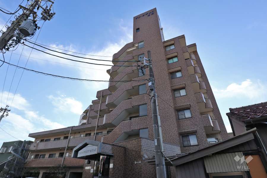 サンピボット北江の外観（北西側から）