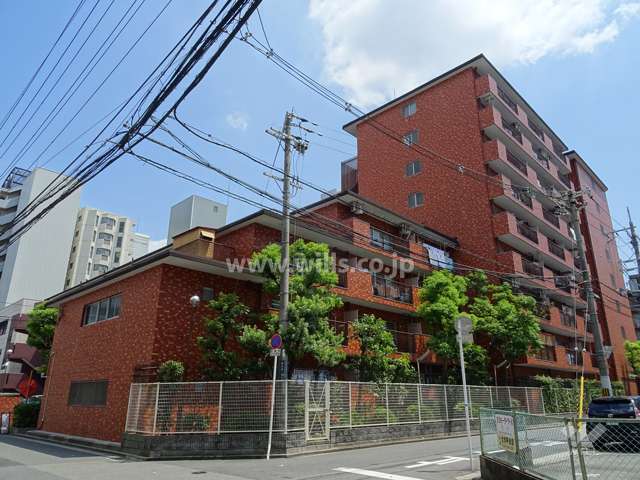 ライオンズマンション第6江坂の外観（北西側から）