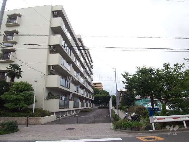 敷地西側に末広公園があります。