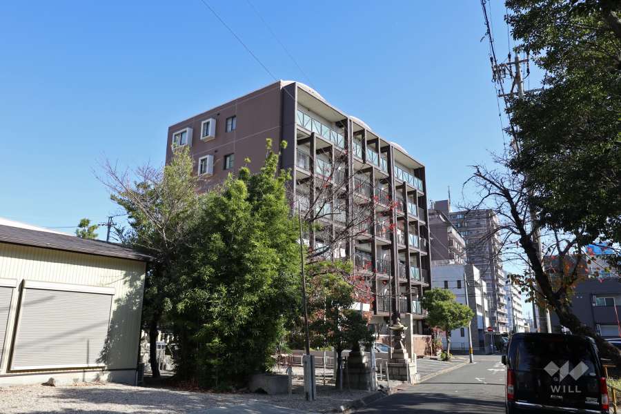 コンセール柳島公園の外観（南西側から）