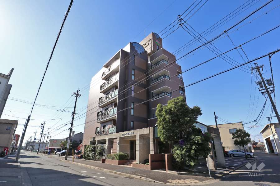 コンセール柳島公園の外観（北東側から）