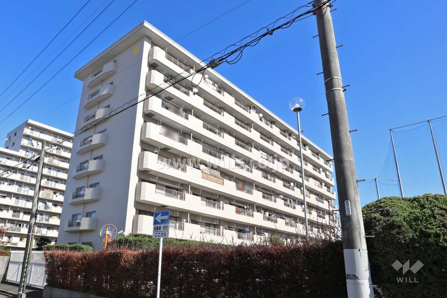 イトーピア八島マンションB棟の外観（南西側から）