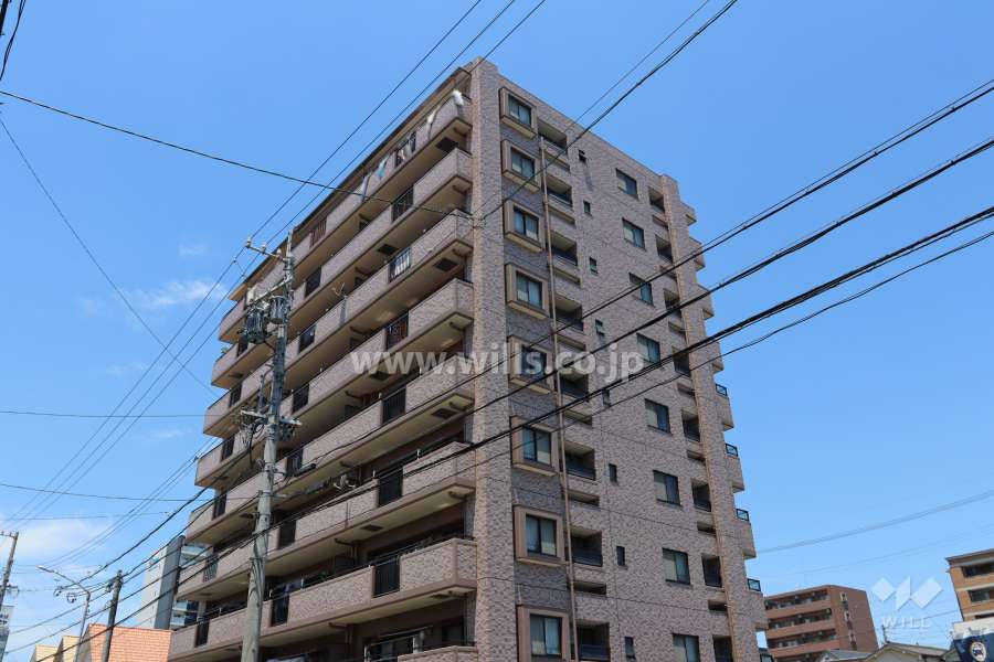 宝マンション亀島の外観（南東側から）