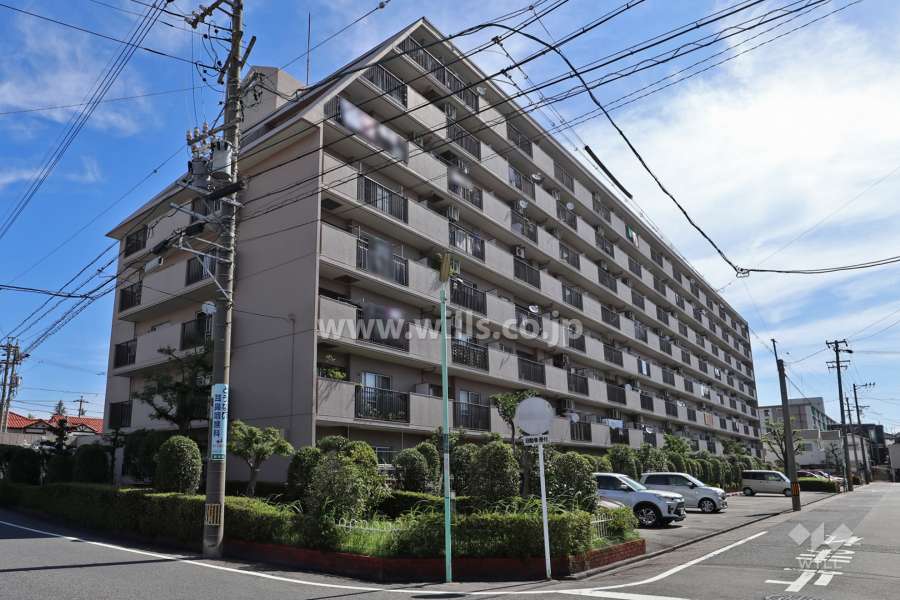 コープ野村稲西の外観（南西側から）